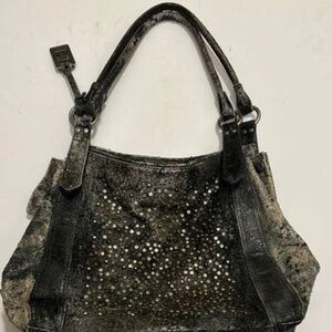 Frye Deborah Distressed Shoulder Bag